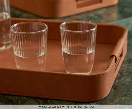 Kit Bandejas em Mdf Com Revestimento em Pu 2 Pçs | Westwing