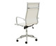 Cadeira de Escritório com Rodízios Smooth Alta - Branca, Branco, Prata / Metálico | WestwingNow