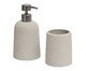 Kit em Polirresina Para Banheiro 2 Pçs, beige | WestwingNow