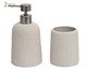 Kit em Polirresina Para Banheiro 2 Pçs, beige | WestwingNow