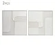 Kit Quadros em Poliestireno e Canvas 2 Pçs, grey | WestwingNow