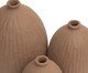 Kit Minivasos em Cerâmica 3 Pçs, Terracotta | WestwingNow