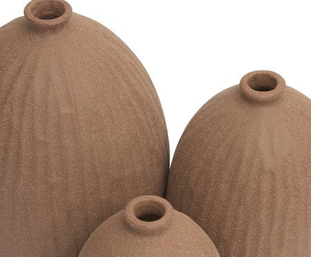 Kit Minivasos em Cerâmica 3 Pçs | Westwing