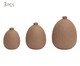 Kit Minivasos em Cerâmica 3 Pçs, Terracotta | WestwingNow
