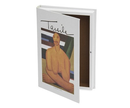 Livro-Caixa em Mdf e Canvas A Negra | Westwing