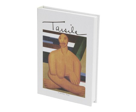 Livro-Caixa em Mdf e Canvas A Negra | Westwing