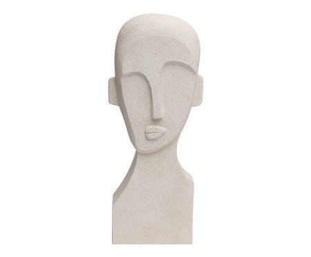 Escultura Face em Polirresina | Westwing