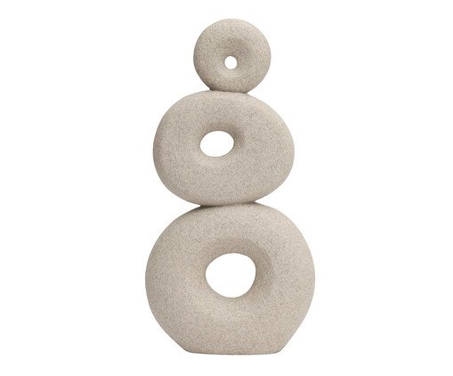 Escultura em Polirresina, beige | WestwingNow