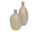 Kit Vasos em Cerâmica 2 Pçs, beige | WestwingNow