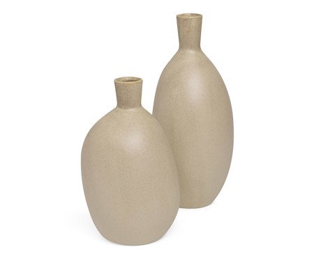 Kit Vasos em Cerâmica 2 Pçs | Westwing
