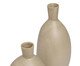 Kit Vasos em Cerâmica 2 Pçs, beige | WestwingNow