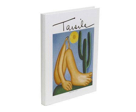 Livro-Caixa em Mdf e Canvas Abaporu | Westwing