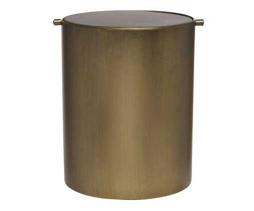 Lixeira em Metal - 7 Litros, gold | WestwingNow