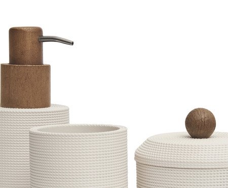 Kit em Polirresina Para Banheiro 3 Pçs | Westwing