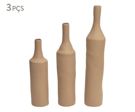 Kit Vasos em Cerâmica 3 Pçs | Westwing