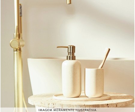 Kit em Cerâmica Para Banheiro 3 Pçs | Westwing