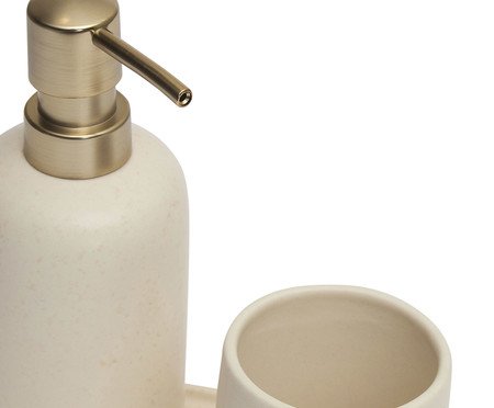 Kit em Cerâmica Para Banheiro 3 Pçs | Westwing
