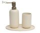 Kit em Cerâmica Para Banheiro 3 Pçs, beige | WestwingNow
