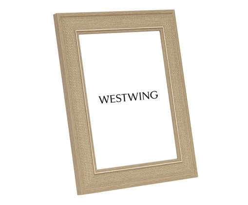 Porta-Retrato em Poliestireno e Vidro - 15X20, brown | WestwingNow