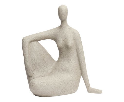 Escultura Pessoa em Polirresina, beige | WestwingNow