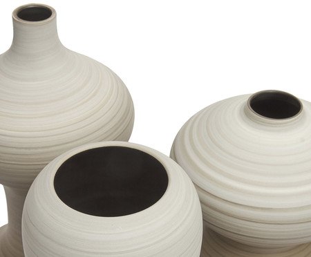 Kit Vasos em Cerâmica 3 Pçs | Westwing