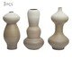 Kit Vasos em Cerâmica 3 Pçs, brown | WestwingNow