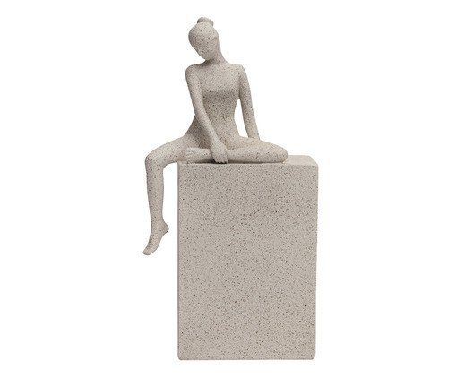 Escultura Pessoa em Polirresina, beige | WestwingNow