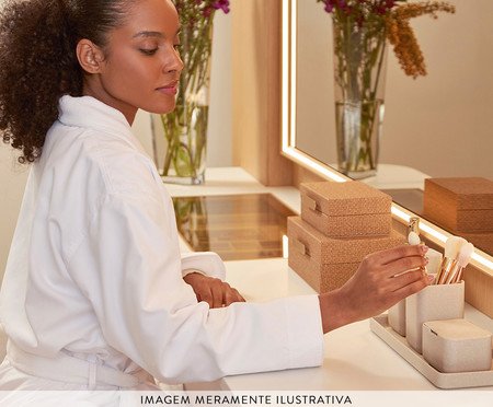 Kit Caixas em Mdf Com Revestimento em Pu 2 Pçs | Westwing