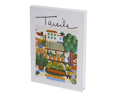 Livro-Caixa em Mdf e Canvas A Feira | Westwing