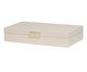 Caixa em Mdf Com Revestimento em Pu, Off White | WestwingNow