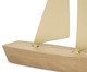 Kit Esculturas Barcos em Madeira e Metal 2 Pçs, gold | WestwingNow