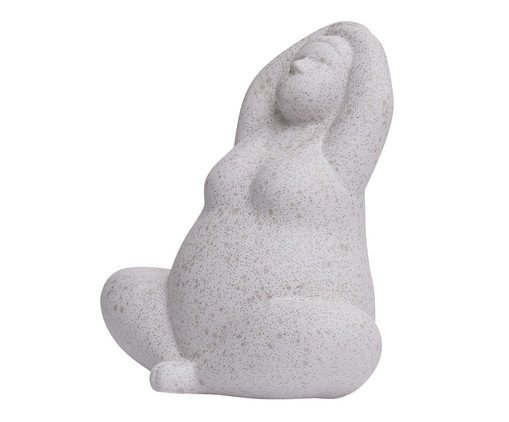 Escultura Mulher em Cerâmica, Off White | WestwingNow