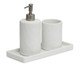 Kit em Polirresina Para Banheiro 3 Pçs, Off White | WestwingNow