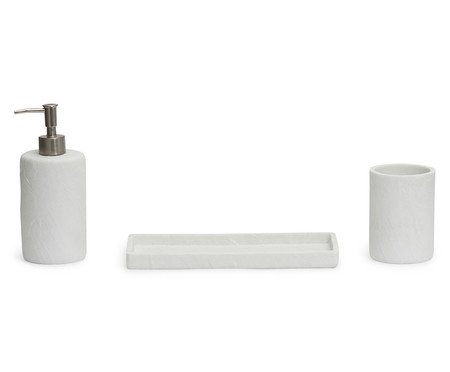 Kit em Polirresina Para Banheiro 3 Pçs | Westwing