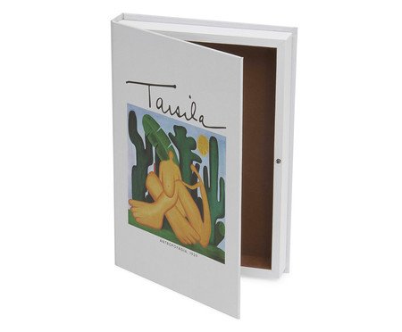 Livro-Caixa em Mdf e Canvas Antropofagia | Westwing