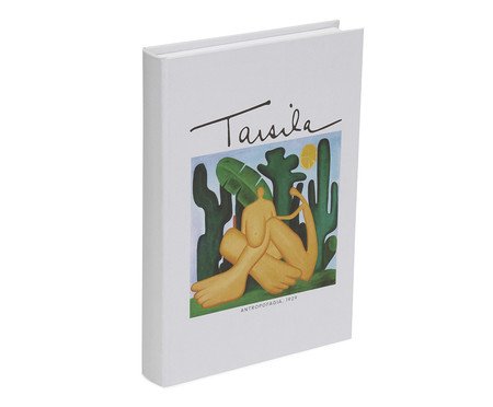 Livro-Caixa em Mdf e Canvas Antropofagia | Westwing