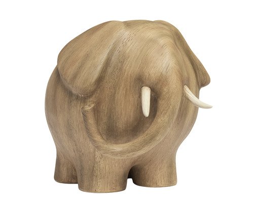 Escultura Elefante em Polirresina, brown | WestwingNow