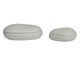 Kit Potes Decorativos em Polirresina 2 Pçs, grey | WestwingNow