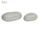 Kit Potes Decorativos em Polirresina 2 Pçs, grey | WestwingNow