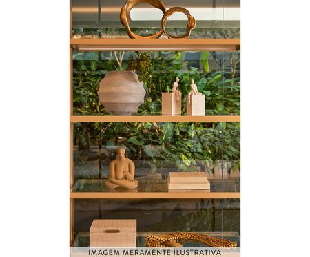 Livro-Caixa Abaporu em Mdf e Pu | Westwing