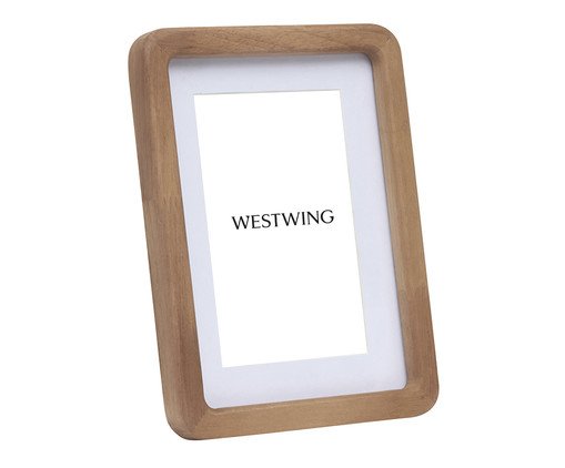 Porta-Retrato em Madeira - 10X15, brown | WestwingNow