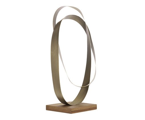 Escultura em Metal, gold | WestwingNow