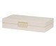 Caixa em Mdf Com Revestimento em Pu, Off White | WestwingNow
