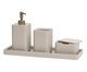 Kit em Polirresina Para Banheiro 4 Pçs, grey | WestwingNow