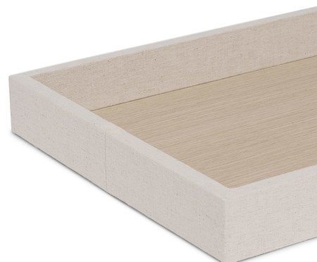 Kit Bandejas em Mdf Laminado e Linho 2 Pçs | Westwing