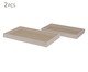 Kit Bandejas em Mdf Laminado e Linho 2 Pçs, beige | WestwingNow