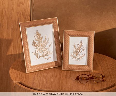 Porta-Retrato em Poliestireno e Vidro - 10X15 | Westwing