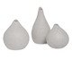 Kit Minivasos em Polirresina 3 Pçs, grey | WestwingNow