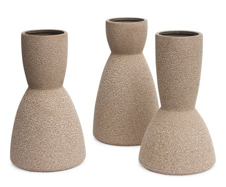 Kit Vasos em Cerâmica 3 Pçs | Westwing