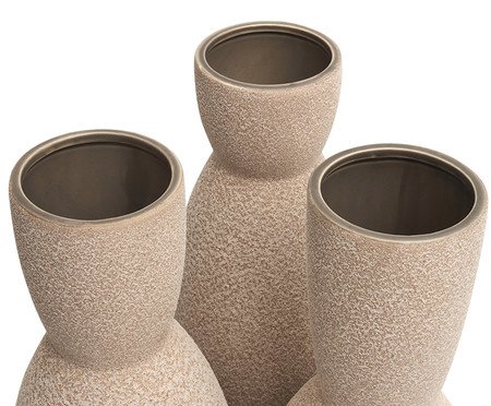Kit Vasos em Cerâmica 3 Pçs | Westwing